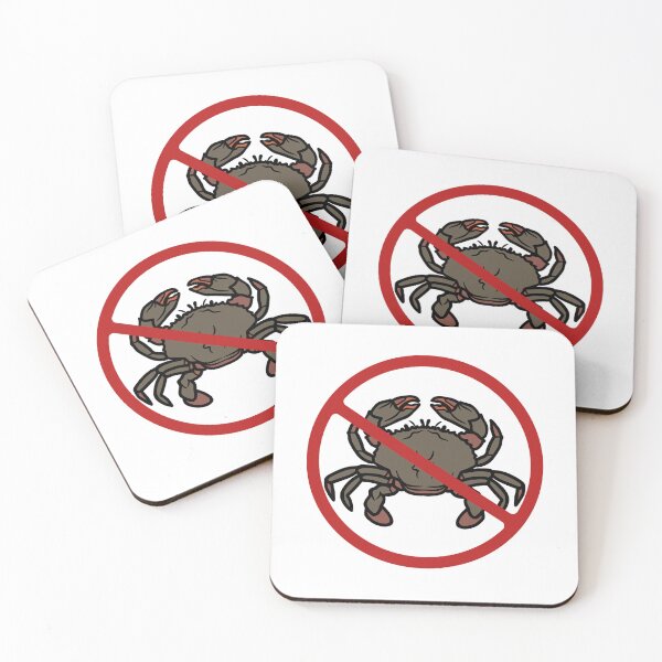 Item preview, Prohibited Crab, Sign, Signage, Crustacean, Novelty  designed and sold by AASparksDesigns.