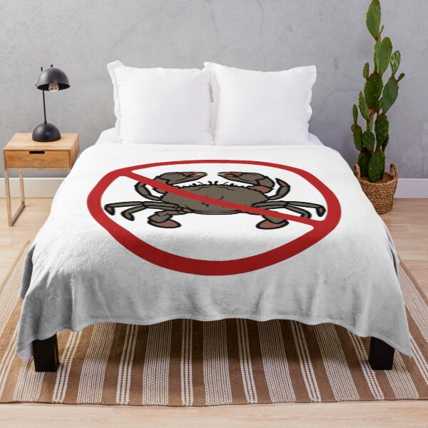 Item preview, Prohibited Crab, Sign, Signage, Crustacean, Novelty  designed and sold by AASparksDesigns.