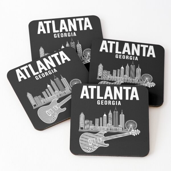 Item preview, Atlanta Skyline Guitar Music Georgia Souvenir Atlanta designed and sold by Moon-Ape.
