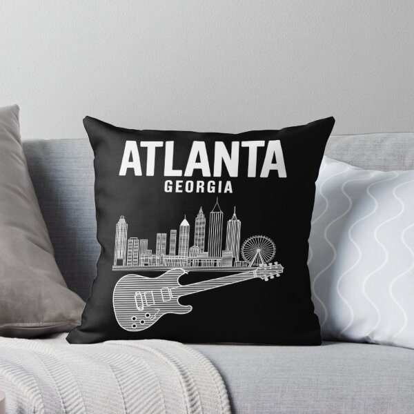 Item preview, Atlanta Skyline Guitar Music Georgia Souvenir Atlanta designed and sold by Moon-Ape.