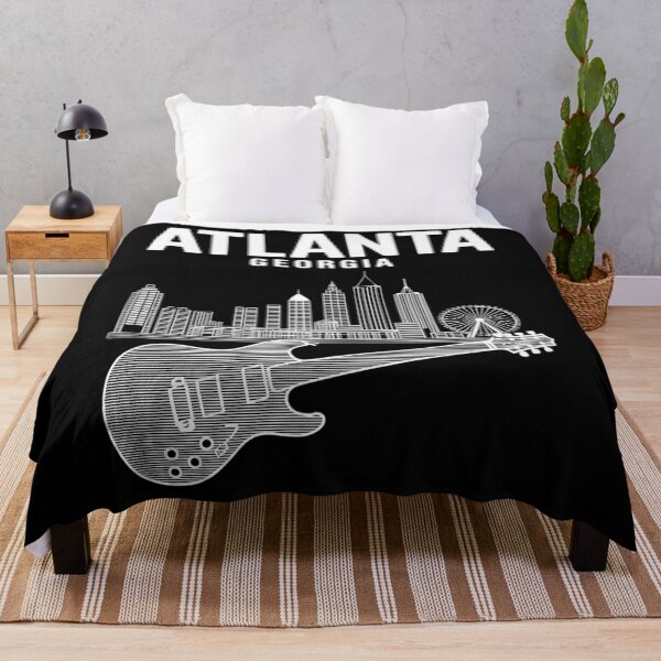 Item preview, Atlanta Skyline Guitar Music Georgia Souvenir Atlanta designed and sold by Moon-Ape.