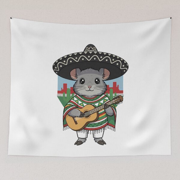 Item preview, Chinchilla Mariachi Sombrero Guitar designed and sold by k3rstman1.