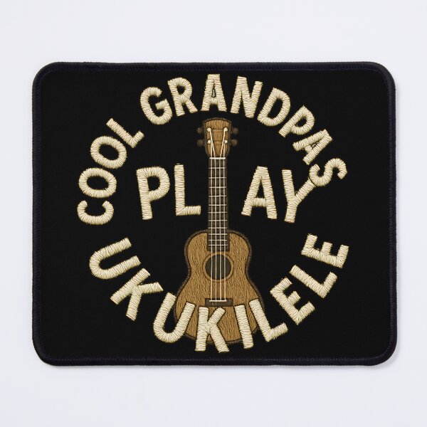 Item preview, Cool Grandpas Play Ukulele Funny Music Lover Retro Grandpa Guitar Design designed and sold by ArtDesignTp.