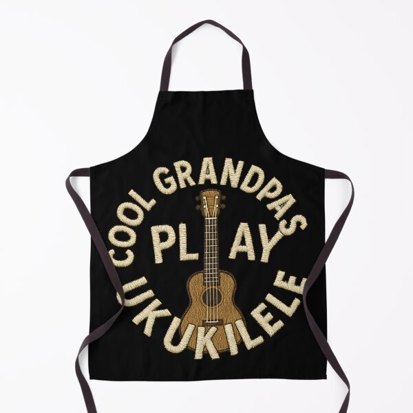 Item preview, Cool Grandpas Play Ukulele Funny Music Lover Retro Grandpa Guitar Design designed and sold by ArtDesignTp.