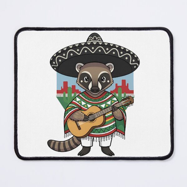 Item preview, Mexican Coati Mariachi Guitar Sombrero designed and sold by k3rstman1.