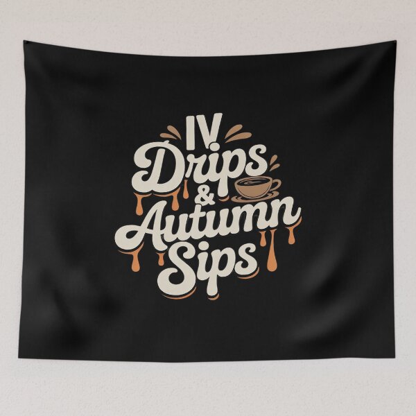 Item preview, IV Drips & Autumn Sips Pumpkin Spice Nurse designed and sold by petrichorsworld.