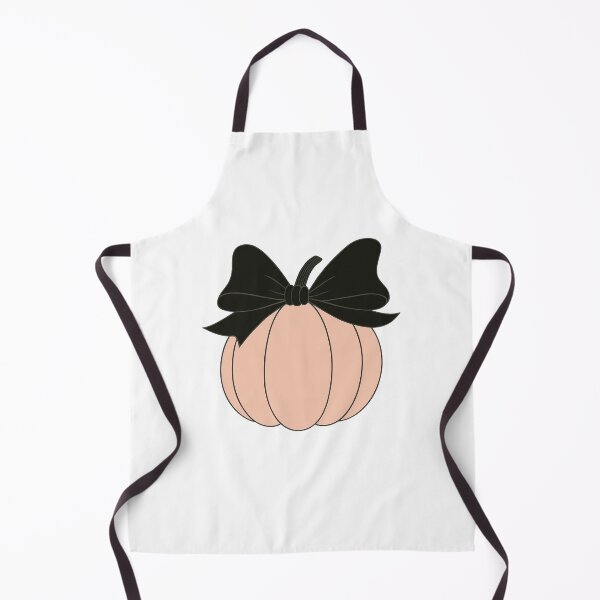 Item preview, Elegant Peach Pumpkin with Black Bow | Halloween Fall Illustration designed and sold by RuweisVibes.