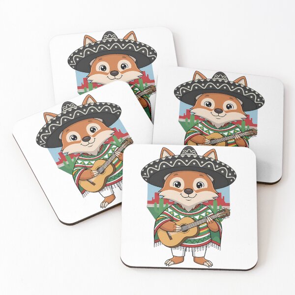 Item preview, Mexican Coyote Sombrero Guitar Fiesta designed and sold by k3rstman1.
