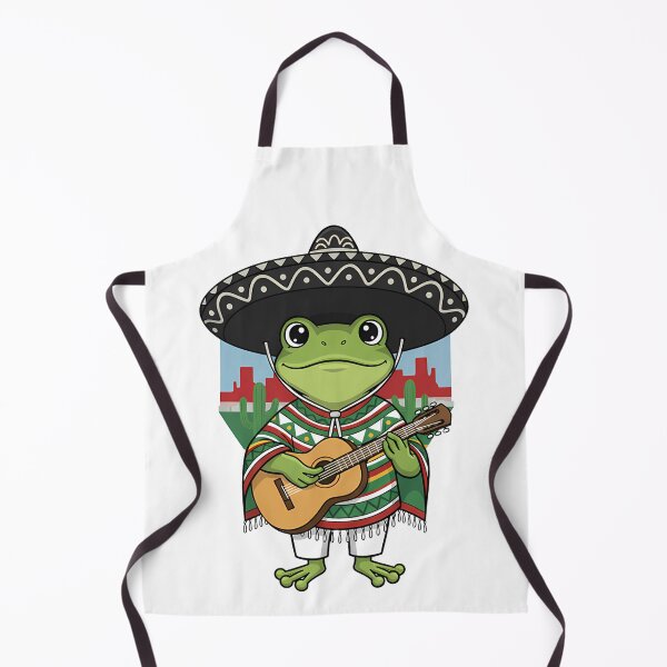 Item preview, Mexican Mariachi Frog Sombrero Guitar designed and sold by k3rstman1.