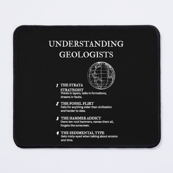 Item preview, Understanding Geologists – Sarcastic Science Humor for Rock Lovers – Black designed and sold by PsyFlow35.