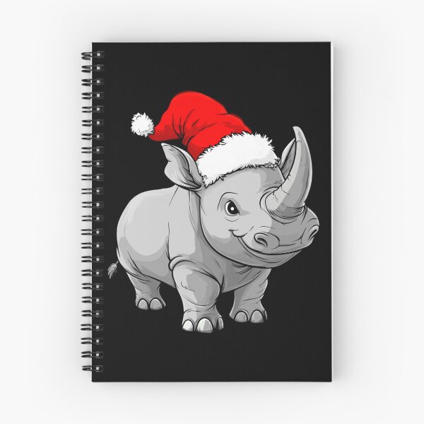 Aperçu de l'œuvre rhinocéros de dessin animé de Noël créée et vendue par Micahsaunders.
