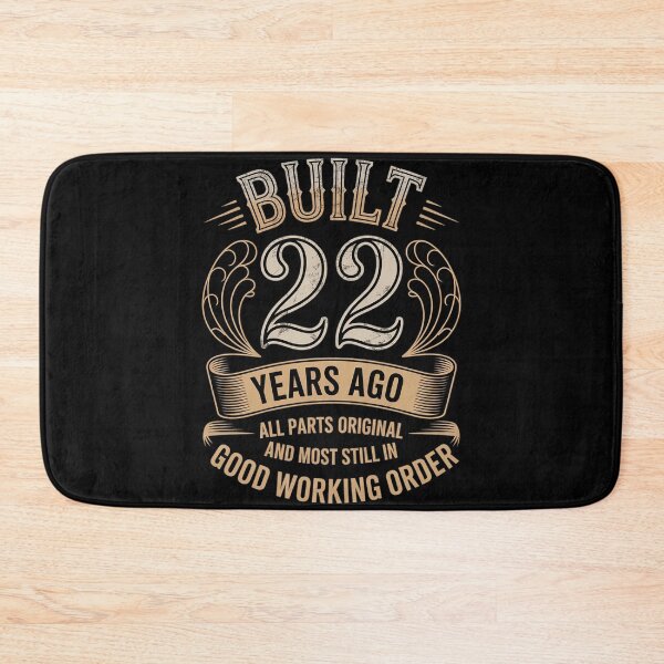 Item preview, Built 22 Years Ago - 22th Birthday  designed and sold by HuValverdeArt.