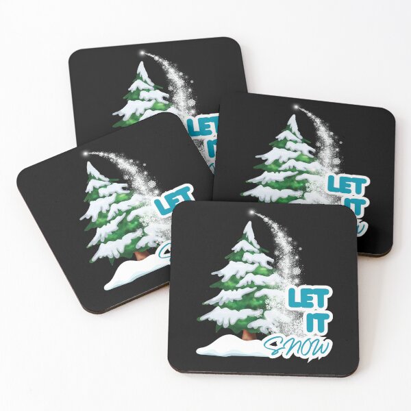 Item preview, Let It Snow - Christmas tree designed and sold by SilverOutlining.