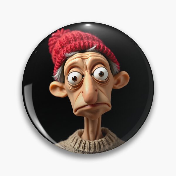 Item preview, Funny faced old fisherman  designed and sold by Henrybubbles400.