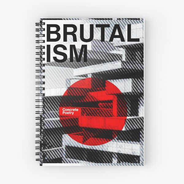 Item preview, Brutalism Concrete Poetry – Modern Architectural Poster designed and sold by Sub88 Studio.