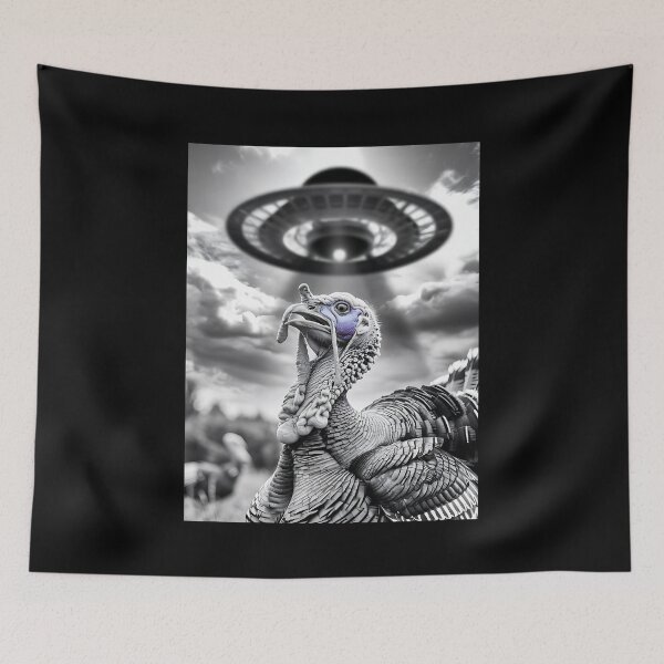 Item preview, Funny Alien Turkey UFO Selfie Thanksgiving Meme designed and sold by BakeryDozen.
