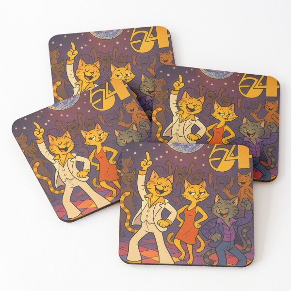 Item preview, Disco Cats – 70s Feline Night Fever designed and sold by Arte Cartoon From TagTeam Group.
