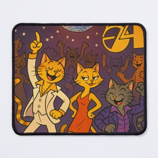 Item preview, Disco Cats – 70s Feline Night Fever designed and sold by Arte Cartoon From TagTeam Group.