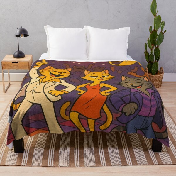 Item preview, Disco Cats – 70s Feline Night Fever designed and sold by Arte Cartoon From TagTeam Group.