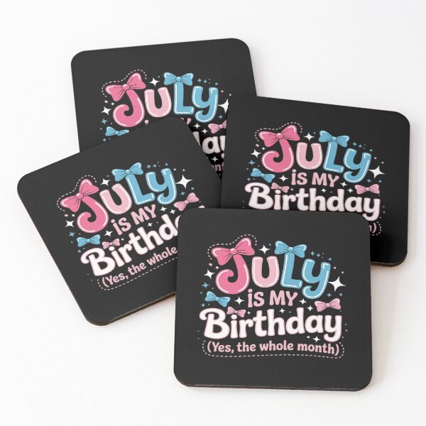 Item preview, JULY Is My Birthday Yes the Whole Month Funny designed and sold by KingsLife1994.