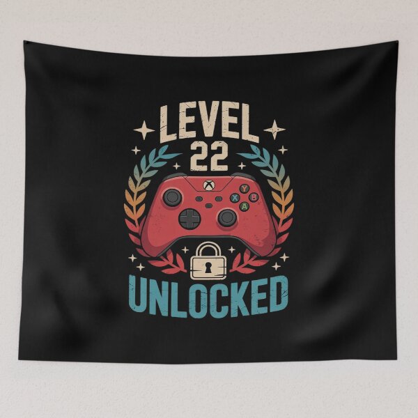 Item preview, Gaming 22nd Birthday 22 Year Old Boy Girl Gamer cpy designed and sold by HuValverdeArt.