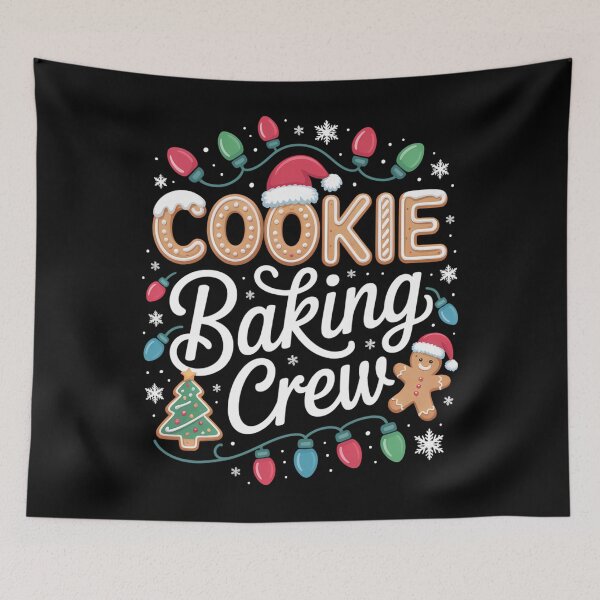 Item preview, Cookie Baking Crew Cooking Lover Santa Xmas Gingerbread designed and sold by Bandikonsalez.