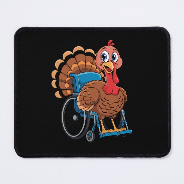 Item preview, Happy Turkey Costume in Wheelchair for Thanksgiving Lovers designed and sold by BakeryDozen.