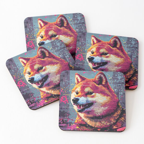 Item preview, Shiba Blockade designed and sold by ONYX Pixee.