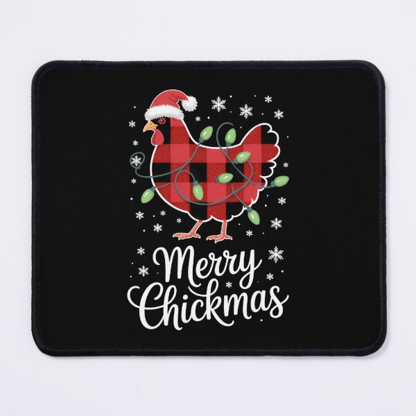 Item preview, Merry Chickmas Red Plaid Chicken Santa Hat Chritsmas designed and sold by Bandikonsalez.