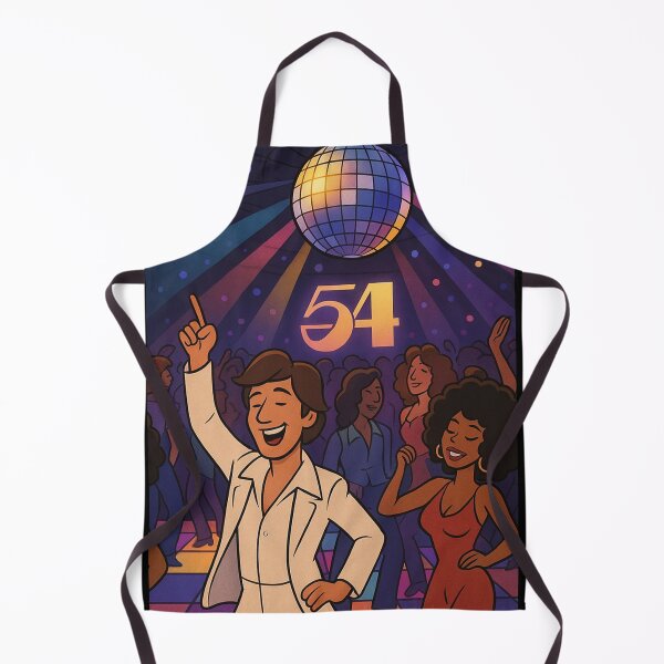 Item preview, dANCING AT 54: Retro Night Fever – Disco Party Vibes designed and sold by Arte Cartoon From TagTeam Group.