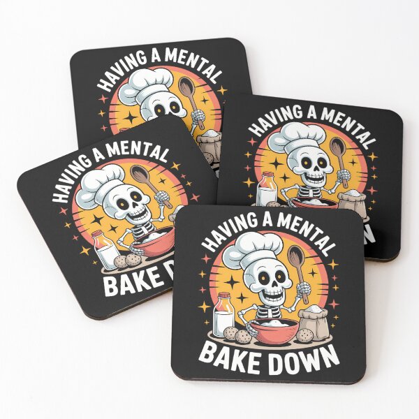 Item preview, Having A Mental Bake Down Mental Health Skeleton Meme designed and sold by VENOM0RIOT.