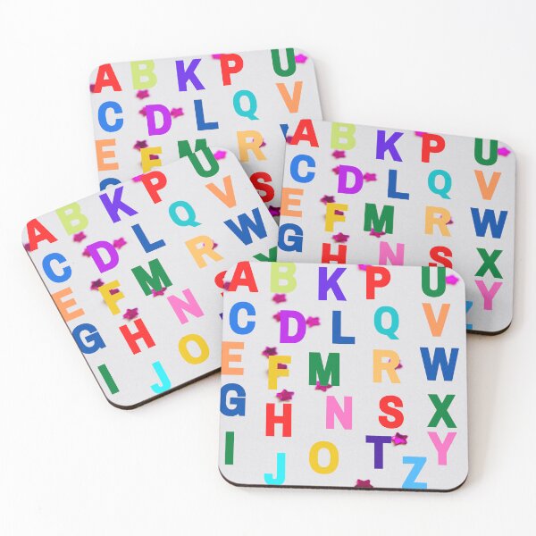 Item preview, Colorful English Alphabet Letters – Fun Educational Design designed and sold by Cultradesign.