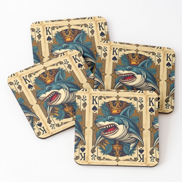 Item preview, King Shark - Ace Playing Card Design designed and sold by Partnerporium.