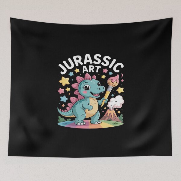 Item preview, Jurassic Art Dinosaur Painting Prehistoric designed and sold by KingsLife1994.