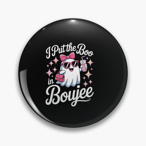 Item preview, I Put The Boo in Boujee Ghost Pink Leopard Halloween designed and sold by VENOM0RIOT.