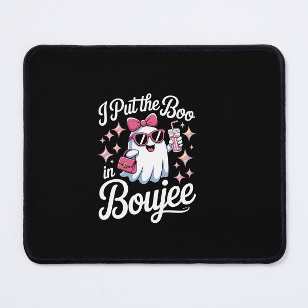 Item preview, I Put The Boo in Boujee Ghost Pink Leopard Halloween designed and sold by VENOM0RIOT.
