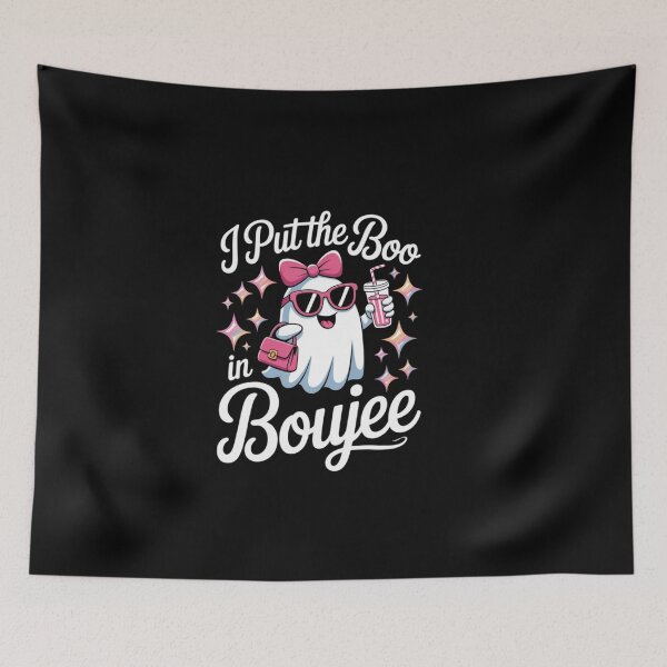 Item preview, I Put The Boo in Boujee Ghost Pink Leopard Halloween designed and sold by VENOM0RIOT.