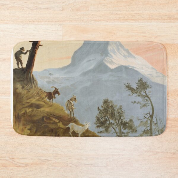Item preview, Vintage Alps Travel Poster | Le Mont-Cervin Matterhorn | PLM Railway Art Nouveau | Swiss & Italian Alpine Adventure designed and sold by artofuniverse.