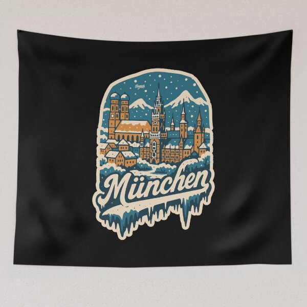 Item preview, Munich Winter Landscape in Snow designed and sold by Boogosh.