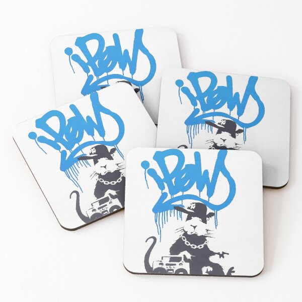 Item preview, Gangsta Rat (ap Blue) By Banksy designed and sold by ALIONAMER.