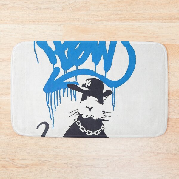 Item preview, Gangsta Rat (ap Blue) By Banksy designed and sold by ALIONAMER.