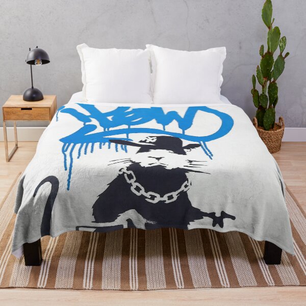 Item preview, Gangsta Rat (ap Blue) By Banksy designed and sold by ALIONAMER.