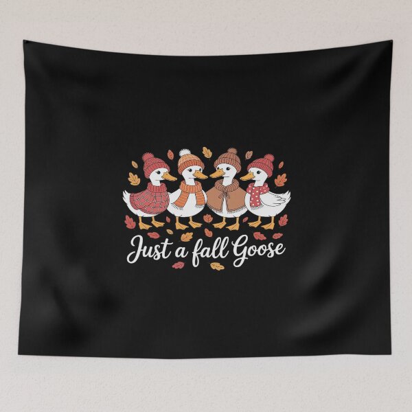 Item preview, Just A Fall Goose Cozy Autumn Silly Goose Pumpkin Season designed and sold by KingsLife1994.