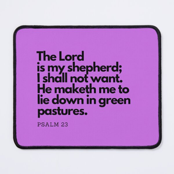 Item preview, Bible Quotes: The Lord is my shepherd Inspirational Quotes, Daily Quotes  designed and sold by Animals, Nature & Landscapes.