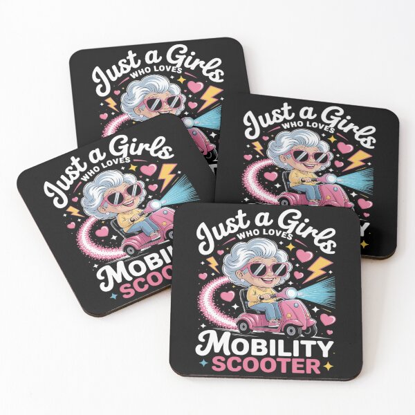 Item preview, Just a Girl Who Loves Mobility Scooter Funny Scooter Seniors designed and sold by KingsLife1994.