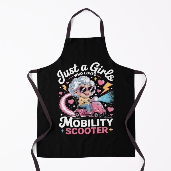 Item preview, Just a Girl Who Loves Mobility Scooter Funny Scooter Seniors designed and sold by KingsLife1994.