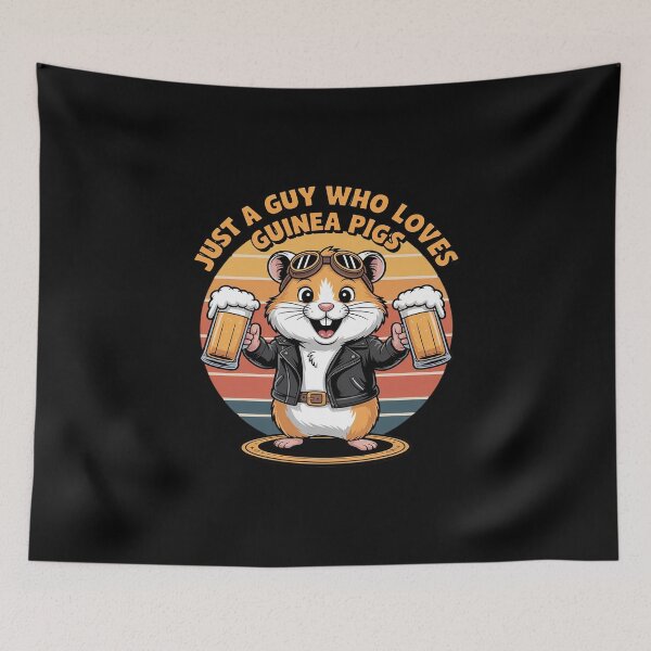 Item preview, Just A Guy Who Loves Guinea Pigs Dad Uncle Brother Lover designed and sold by KingsLife1994.