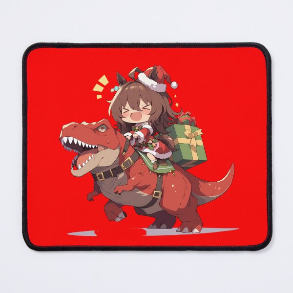 Item preview, Agnes Tachyon Uma Musume Pretty Derby Anime Girl Christmas Dinosaur Adventure designed and sold by TorbenKuhano.
