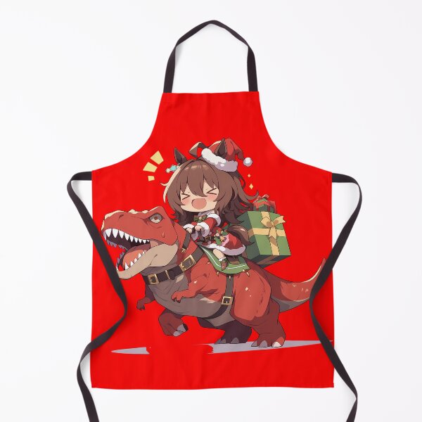 Item preview, Agnes Tachyon Uma Musume Pretty Derby Anime Girl Christmas Dinosaur Adventure designed and sold by TorbenKuhano.
