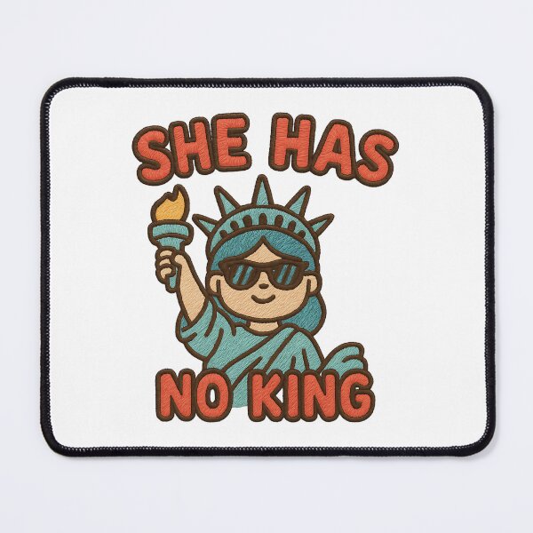 Item preview, She Has No King Feminist Liberty Empowerment Woman Power Equality Design designed and sold by ArtDesignTp.